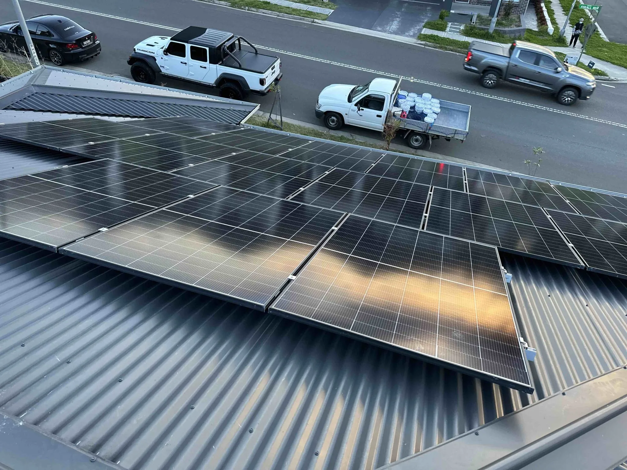 Solar Panels Installed on a Mosman Sydney Home Rooftop